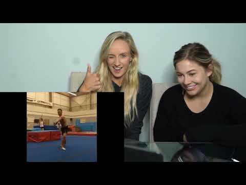 Olympic Champions React to MEN DOING WOMEN'S GYMNASTICS