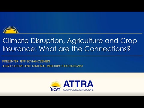 Agricultural Insurance and Climate Change | Community Health