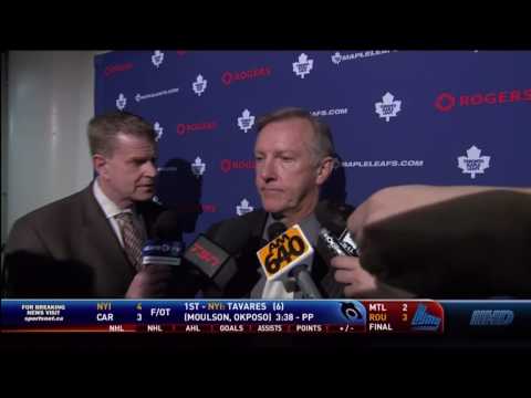 Ron Wilson: Post Game - Leafs vs Blackhawks - November 13th 2009 (HD)