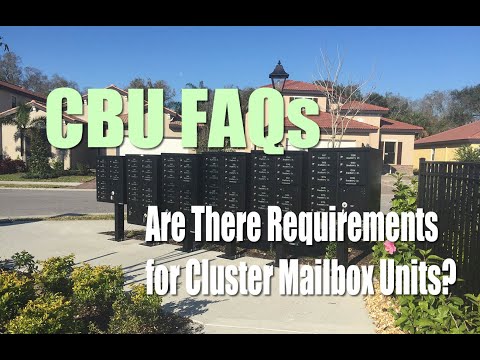 Are There Requirements for Cluster Mailbox Units?