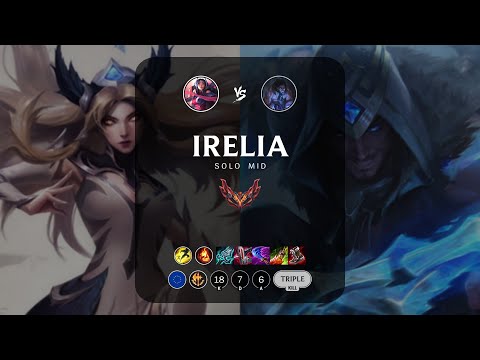 Irelia Mid vs Sylas - EUW Grandmaster Patch 13.7