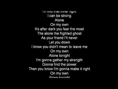 Paul Delph - On My Own Alone (Lyrics)