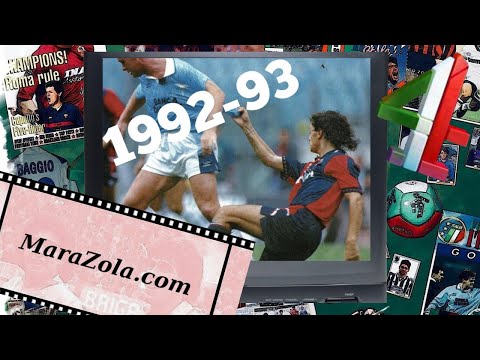 Channel 4 Football Italia Live 1992-93 Lazio vs Genoa_Peter Brackley