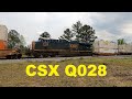 CSX Q028 At Piney Chapel Road 3237 3136