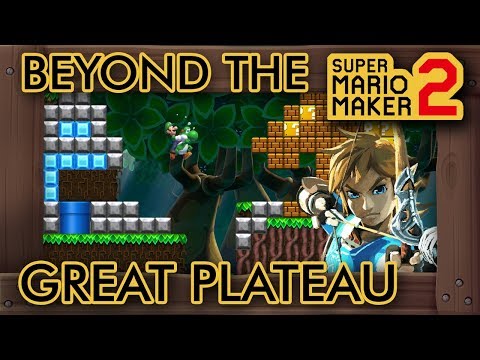 Super Mario Maker 2 - Zelda BotW Beyond The Great Plateau Level