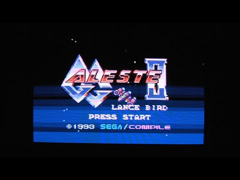 GG Aleste II Lance Bird 1CC Normal CRT Gaming (VGA XRGB2+ setup)