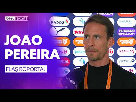 Galatasaray - Alanyaspor Post-Match Statements by Head Coach Joao Pereira