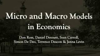 Micro and Macro Models in Economics: Don Ross et al