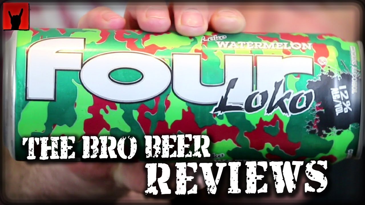 Four Loko Watermelon 12% abv - The Bro Beer Reviews