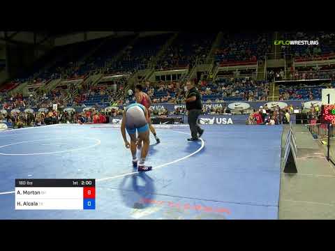 2018 USMC-USAW Cadet & Junior FS Nationals/Cadet 160 Round Of 64 - Aaron Morton (OH) Vs. Humberto