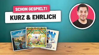 Kurzfazit zu spannenden Brettspiel Neuheiten!