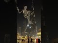 Dubai S Halloween Drone Show Of Giant Skeleton Goes Viral Dubai Dubaiburjkhalifa Parvasi TV