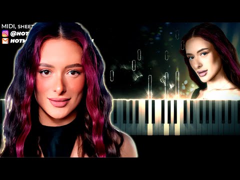 Eden Golan - Hurricane piano karaoke instrumental cover