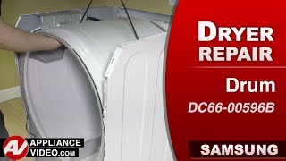 Samsung Dryer - Cracked Drum - Drum Repair and Diagnostic