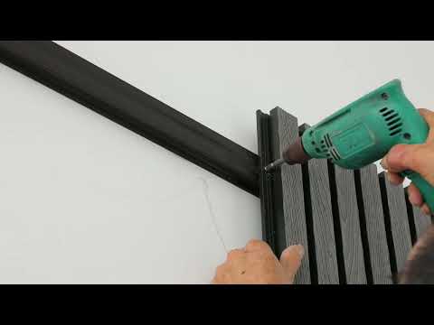 WPC wall panel installation