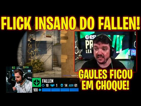 FALLEN DA O FLICK MAIS RAPIDO DA HISTORIA E GAULES FICA MALUCO!