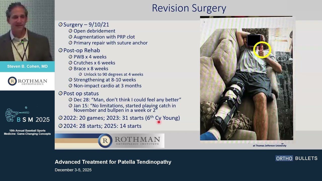 Advanced Treatment for Patella Tendinopathy_Steven B. Cohen MD