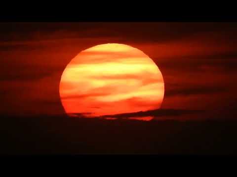 Apus de soare in Cerghid, Mures, Romania