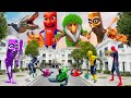 Tung Tung Tung Sahur Giant Brr Patapim Bombardiro Crocodillo Vs Team Spider Man ITALIAN BRAINROT