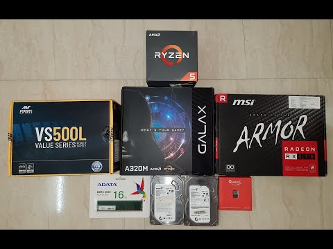AMD PC Build Under Rs. 30K || Ryzen 5 1600 || Rx 570 8GB || Gaming & Video Editing PC || 1080P 60FPS