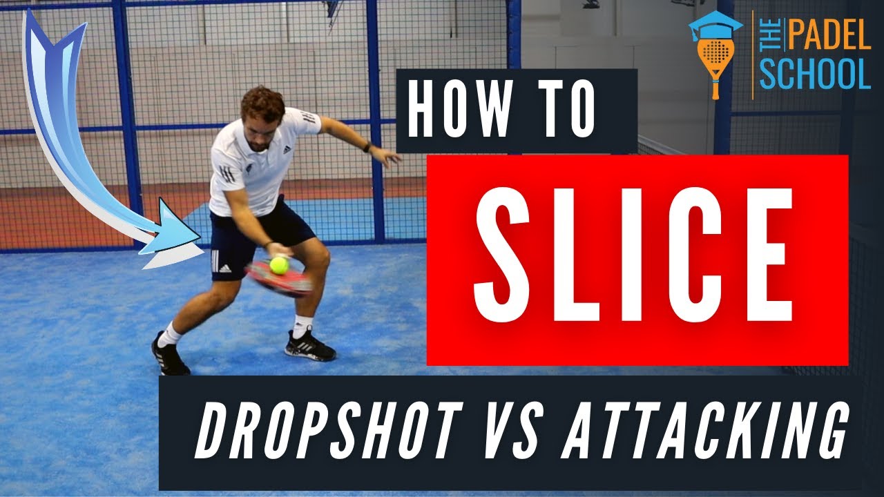 Slice technique: drop volley and attacking shots