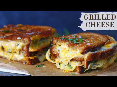 The ULTIMATE Four Cheese Grilled Cheese Sandwich