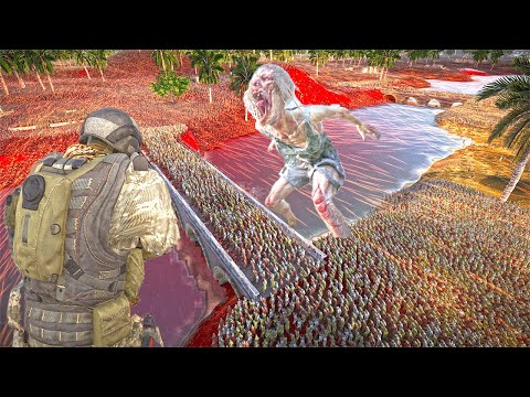 ZOMBIES ATTACK ON MODERN SOLDIERS MILITARY BASE | Ultimate Epic Battle Simulator 2 | UEBS 2