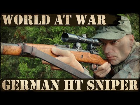 World at War: 700 Yards Blitz - German Sniper vs Russian Sniper - High Turret - Battle of Kursk