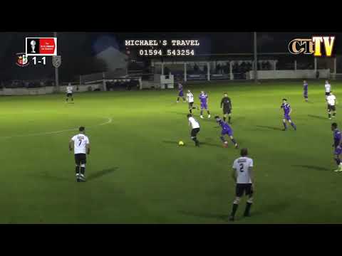 Cinderford Town v Merthyr Town FA Trophy 1st Round highlights 29th October 2019