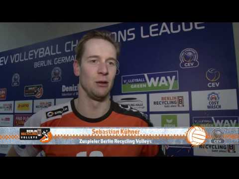 BR Volleys Saison 2016/17 Champions-League - 3:0 Erfolg über Dukla Liberec