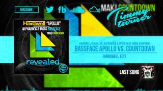 Hardwell vs. Alpharock &amp; JAGGS feat. Amba Shepherd - Bassface Apollo vs. Countdown (Hardwell Edit)