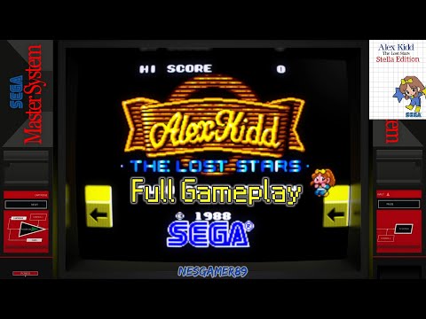 Alex Kidd - The Lost Stars: Stella Edition (Master System) - Full Gameplay