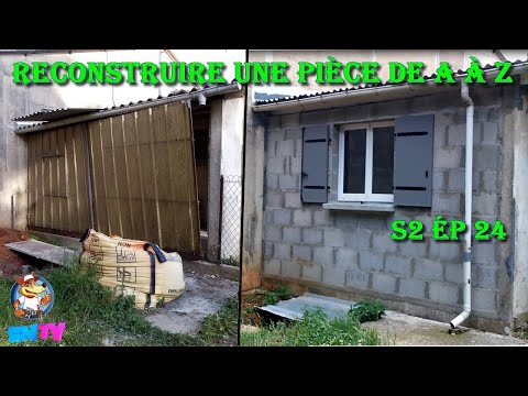 Montage mur parpaings de A à Z, appui de fenêtre, U de chainage, ceinture en béton, coffrage fenêtre