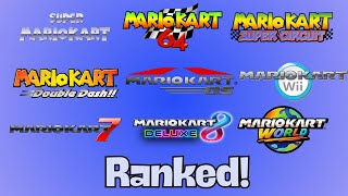 Every Mario Kart Game Ranked!