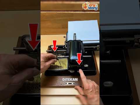 Mesin Ketik Tanpa Keyboard Ini Bikin Penasaran‼️