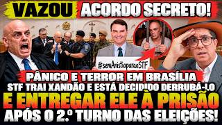 VAZOU! STF TRAÍU MORAES E DECIDIU DERRUBÁ-LO E ENTREGÁ-LO A FLÁVIO PARA SER PRESO APÓS O 2.º TURNO!