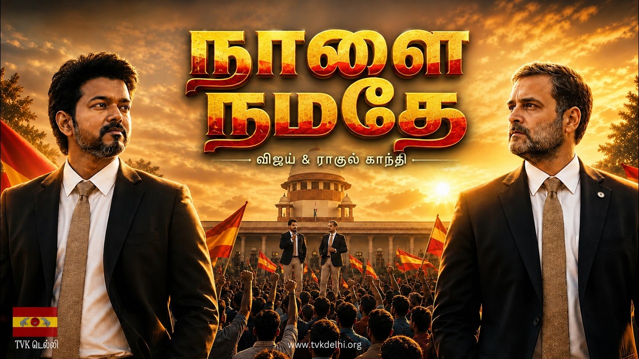 "Naalai Namadhe" - Vijay and Rahul Gandhi @TVKVijayHQ-Offl @rahulgandhi #chiefministervijay