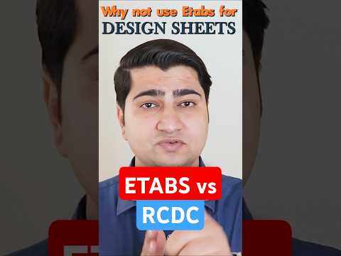 ETABS or RCDC? Which Software for RCC Building Design? #etabs #rcdc