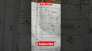 Slab | Slab steel design | Civil engineering | structure drawing | #construction #civilengineering