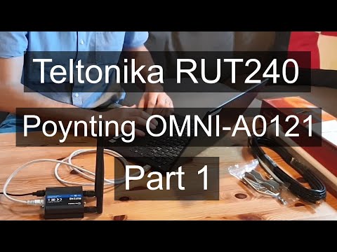 TELTONIKA IOT ROUTER RUT241 2XLTE video