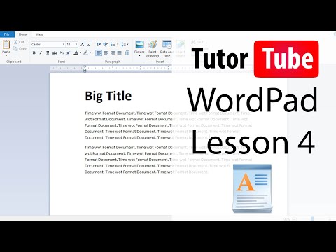 WordPad Tutorial 4 Strikethrough Superscript and Subscript