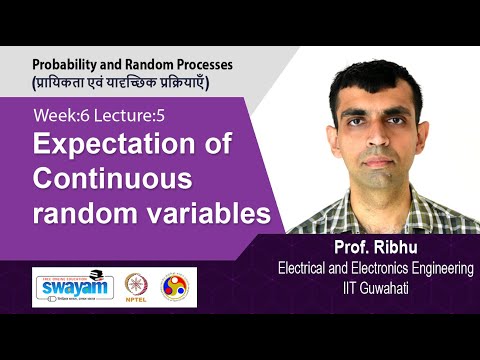Probability and Random Processes प्रायिकता एवं यादृच्छिक प्रक्रियाएँ Introductory Video