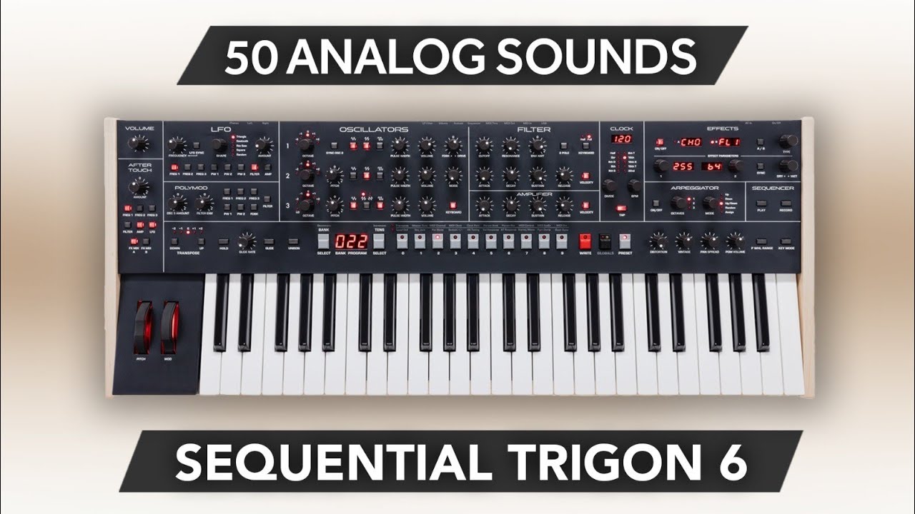 KLL012 - Analog Exploration V1 - Sequential Trigon 6 ( 50 presets ) - Video Preview 1