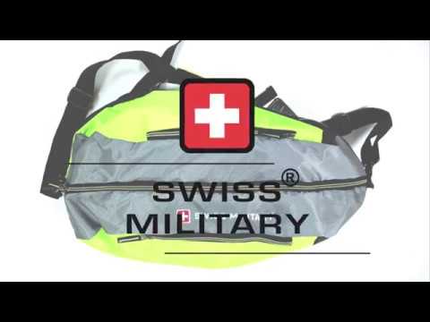 SWISS MILITARY Polyester gym duffle cum backpack