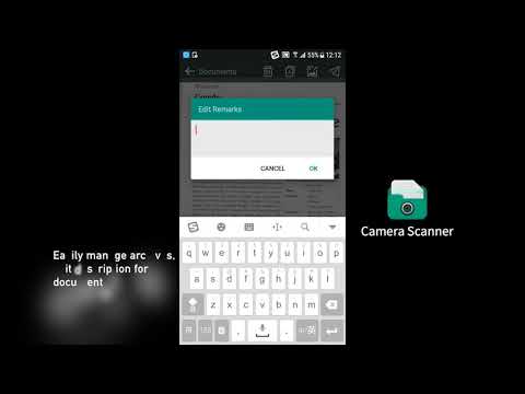 Camera Scanner: PDF creator Video
