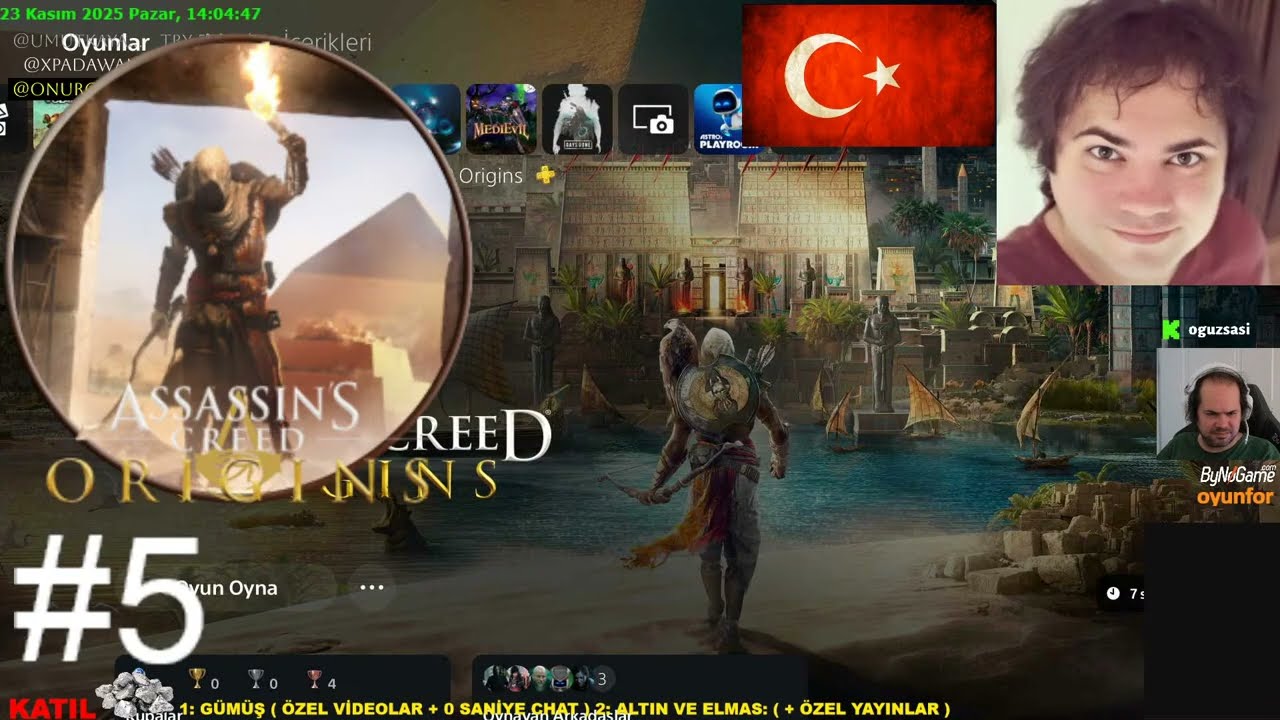 Yayındayım Assassin's Creed Origins - Bölüm 5 - oguzsasi - 23.11.2025 14:03