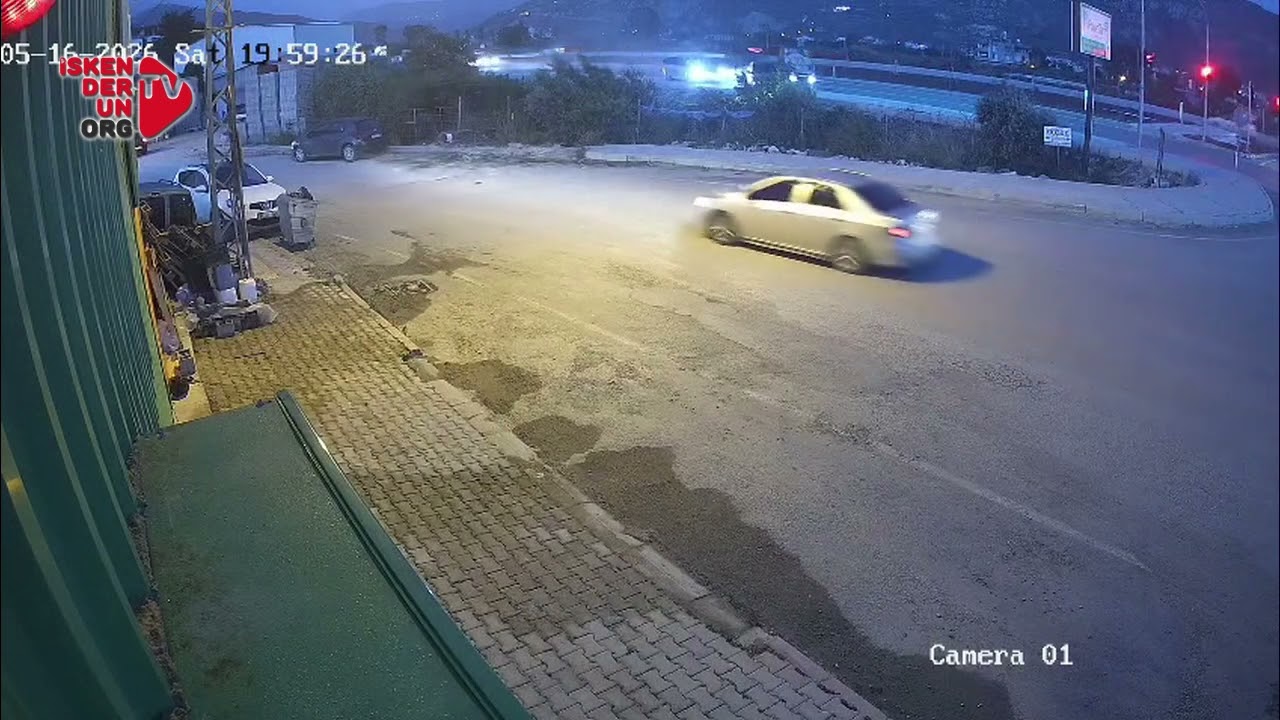 Samandağ’daki Kazada 2 kişi yaralandı