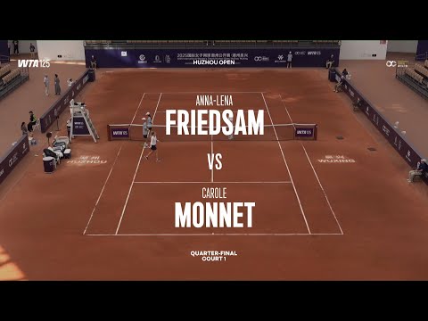 Anna-Lena Friedsam (GER) vs Carole Monnet (FRA) - Game, Set and Match Point