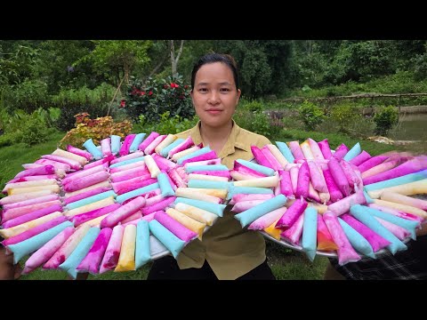 🍀 Homemade Yogurt Bags - Super Delicious Mixed Fruit Yogurt Bag, Rich Milk, Smooth Cream 🍓”