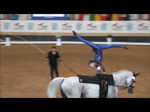 Deutsche Jugendmeisterschaft München 2023 - Einzelvoltigieren - Alice Layher